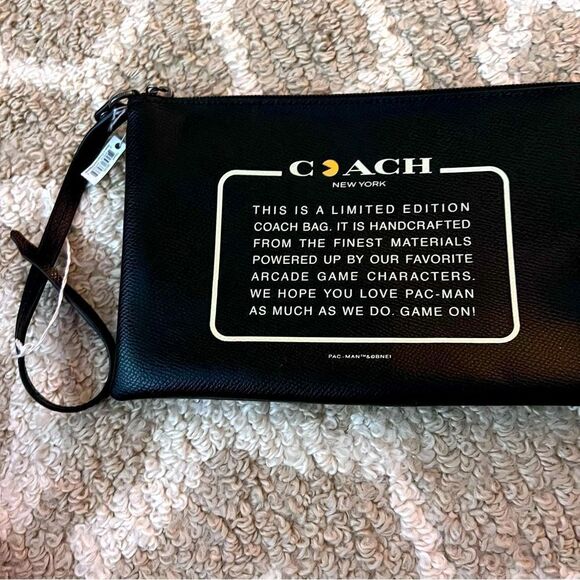 Coach limited edition PAC Man little clutch RARE - Picture 1 of 8